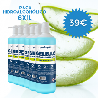 HIDROALCOHOLICO LIQUIDO - Caja de 6 unidades